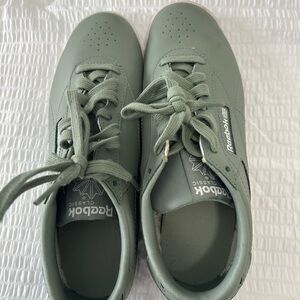 Reebok Classic Sage Green Sneakers